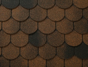 Мягкая черепица RUFLEX, Ornami, Медный отлив