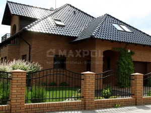 Оголовок для забора ZG-Klinkier Yellow C38