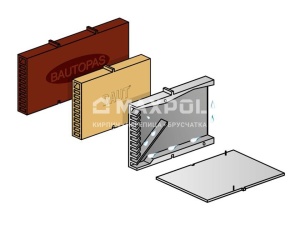 Коробочка вентиляционно-осушающая BAUT коричневая