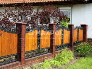 Оголовок для забора ZG-Klinkier Alder C30