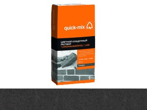Раствор кладочный Quick-mix Landhausmortel gs. графитово-черный