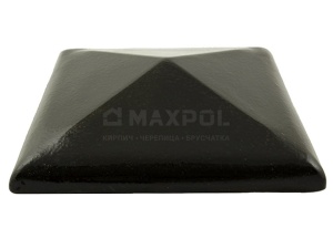 Оголовок для забора ZG-Klinkier Dark-brown glazed C38