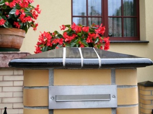 Оголовок для забора ZG-Klinkier Dark-brown glazed C38