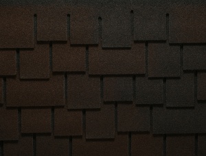 Мягкая черепица RUFLEX, Dranka, Тёмный шоколад