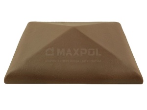 Оголовок для забора ZG-Klinkier Brown C42