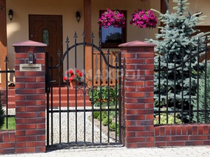 Оголовок для забора ZG-Klinkier Chestnut C30