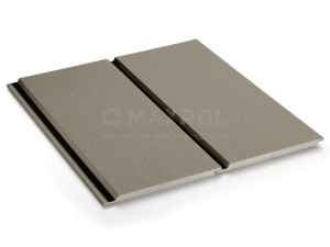 Сайдинг фиброцементный Cedral Click Smooth C14 Белая глина